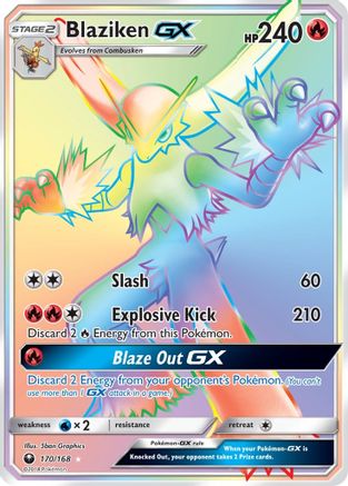 [PKM-R] Blaziken GX (170/168) [Sun & Moon: Celestial Storm]