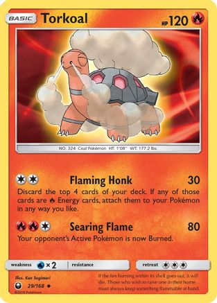 [PKM] Torkoal (29/168) [Sun & Moon: Celestial Storm]
