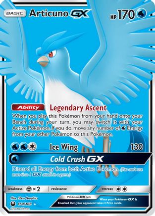 [PKM-R] Articuno GX (154/168) [Sun & Moon: Celestial Storm]