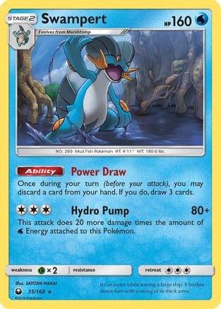[PKM] Swampert (35/168) [Sun & Moon: Celestial Storm]