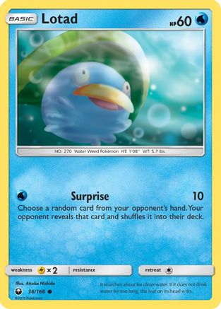[PKM] Lotad (36/168) [Sun & Moon: Celestial Storm]
