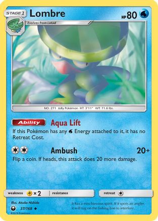 [PKM] Lombre (37/168) [Sun & Moon: Celestial Storm]