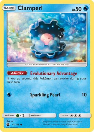 [PKM] Clamperl (41/168) [Sun & Moon: Celestial Storm]