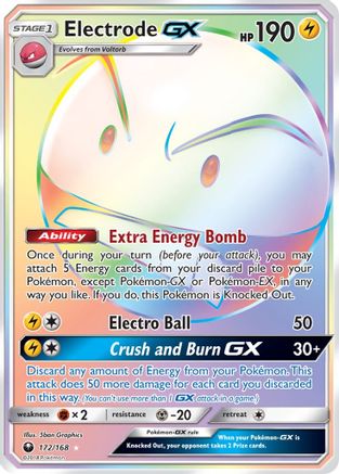 [PKM] Electrode GX (172/168) [Sun & Moon: Celestial Storm]