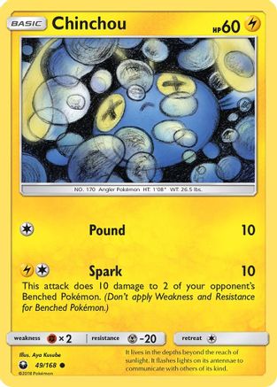 [PKM] Chinchou (49/168) [Sun & Moon: Celestial Storm]