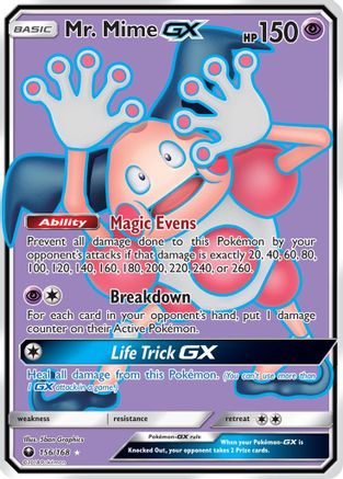 [PKM-R] Mr. Mime GX (156/168) [Sun & Moon: Celestial Storm]
