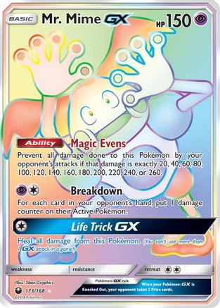 [PKM-R] Mr. Mime GX (173/168) [Sun & Moon: Celestial Storm]