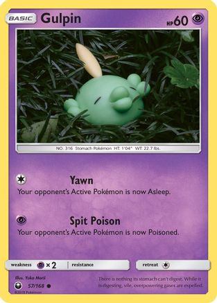 [PKM] Gulpin (57/168) [Sun & Moon: Celestial Storm]