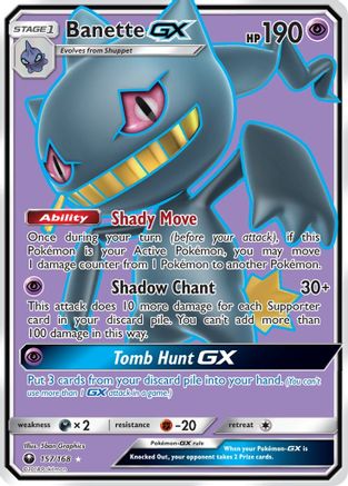 [PKM] Banette GX (157/168) [Sun & Moon: Celestial Storm]