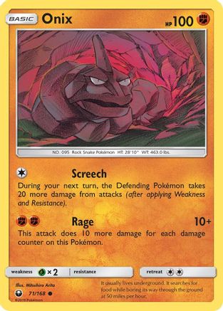 [PKM] Onix (71/168) [Sun & Moon: Celestial Storm]