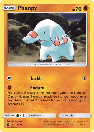[PKM] Phanpy (72/168) [Sun & Moon: Celestial Storm]