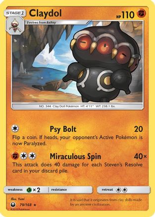 [PKM] Claydol (79/168) [Sun & Moon: Celestial Storm]