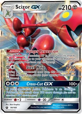 [PKM] Scizor GX (90/168) [Sun & Moon: Celestial Storm]