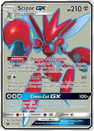 [PKM] Scizor GX (158/168) [Sun & Moon: Celestial Storm]