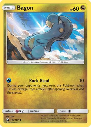 [PKM] Bagon (103/168) [Sun & Moon: Celestial Storm]
