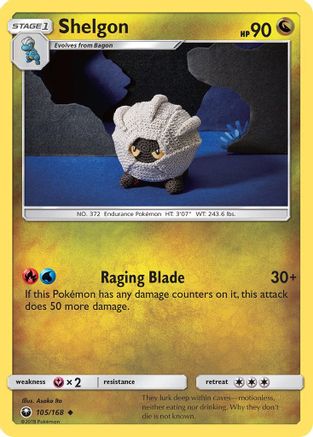 [PKM] Shelgon (105/168) [Sun & Moon: Celestial Storm]