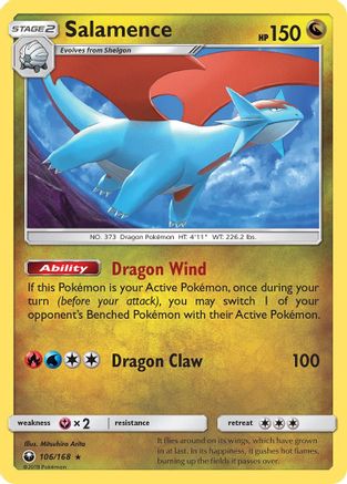 [PKM] Salamence (106/168) [Sun & Moon: Celestial Storm]