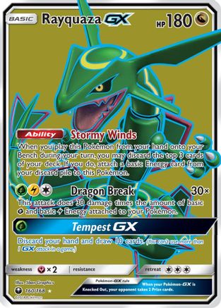 [PKM] Rayquaza GX (160/168) [Sun & Moon: Celestial Storm]