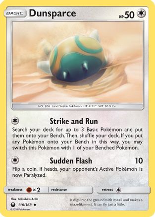 [PKM] Dunsparce (110/168) [Sun & Moon: Celestial Storm]