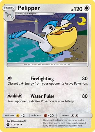 [PKM] Pelipper (112/168) [Sun & Moon: Celestial Storm]