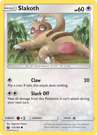 [PKM] Slakoth (113/168) [Sun & Moon: Celestial Storm]