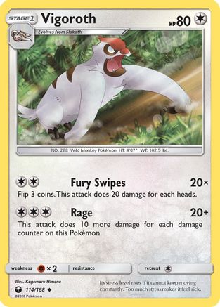 [PKM] Vigoroth (114/168) [Sun & Moon: Celestial Storm]