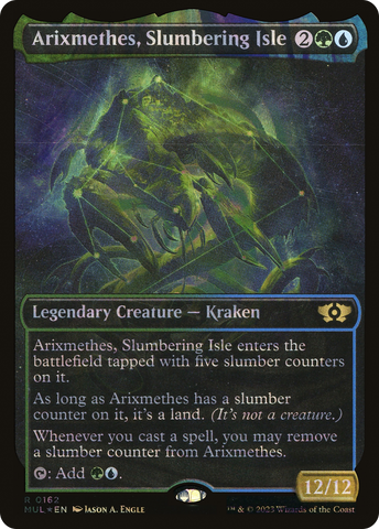 {R} Arixmethes, Slumbering Isle (Halo Foil) [Multiverse Legends][MUL 162]