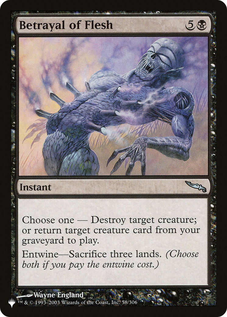 Betrayal of Flesh [LIST MRD-58]