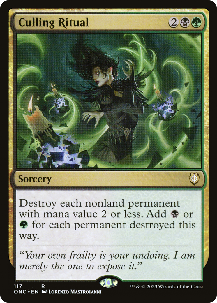 {R} Culling Ritual [Phyrexia: All Will Be One Commander][ONC 117]