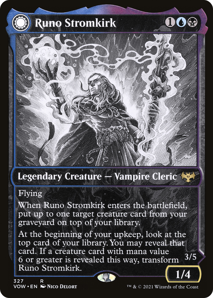 {R} Runo Stromkirk // Krothuss, Lord of the Deep (Showcase Eternal Night) [Innistrad: Crimson Vow][VOW 327]
