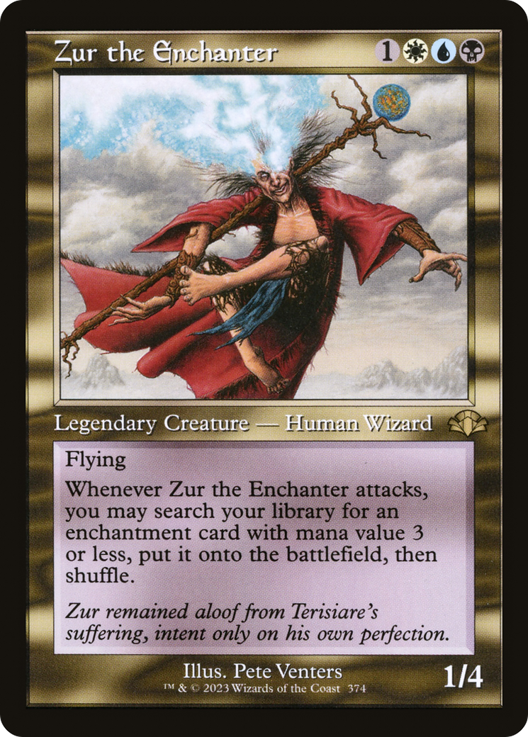 {R} Zur the Enchanter (Retro) [Dominaria Remastered][DMR 374]