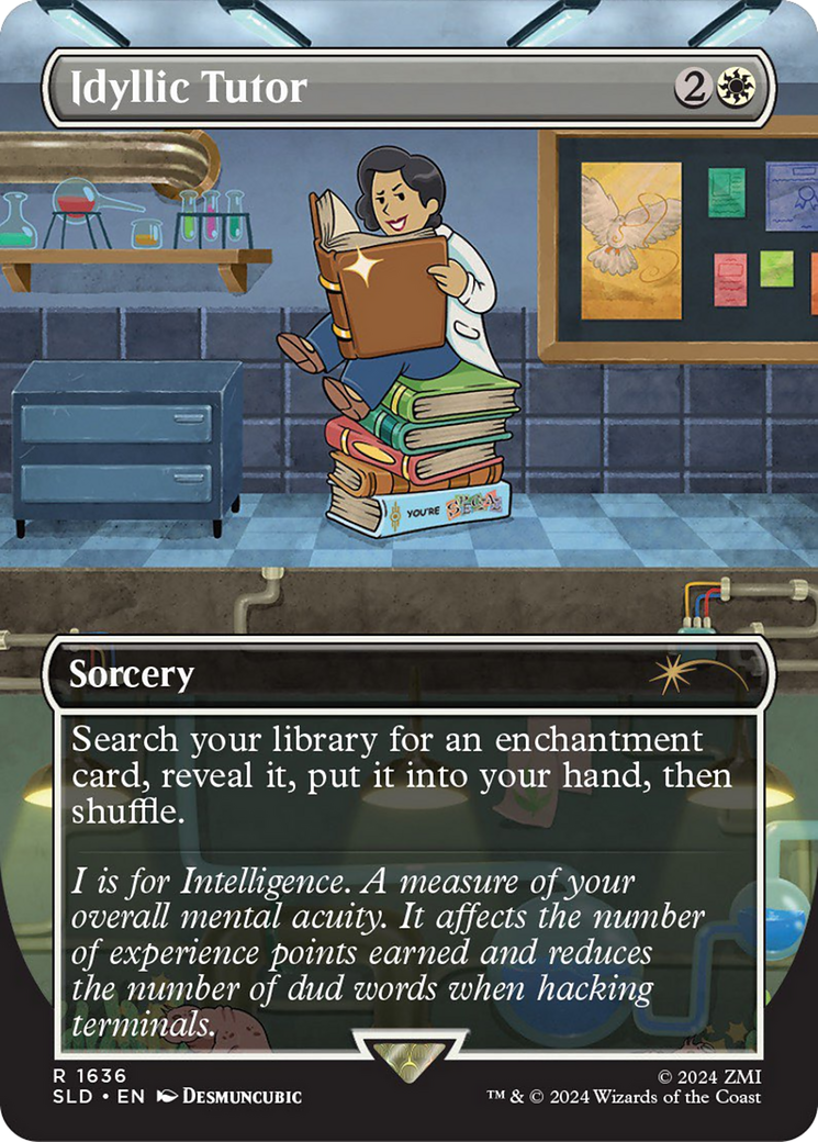 {R} Idyllic Tutor (1636) (Rainbow Foil) [Secret Lair Drop Series][RBF SLD 1636]