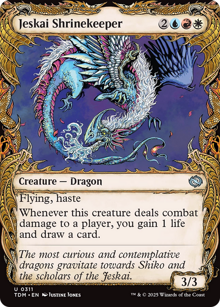 {@C} Jeskai Shrinekeeper (Showcase) [Tarkir: Dragonstorm][TDM 311]