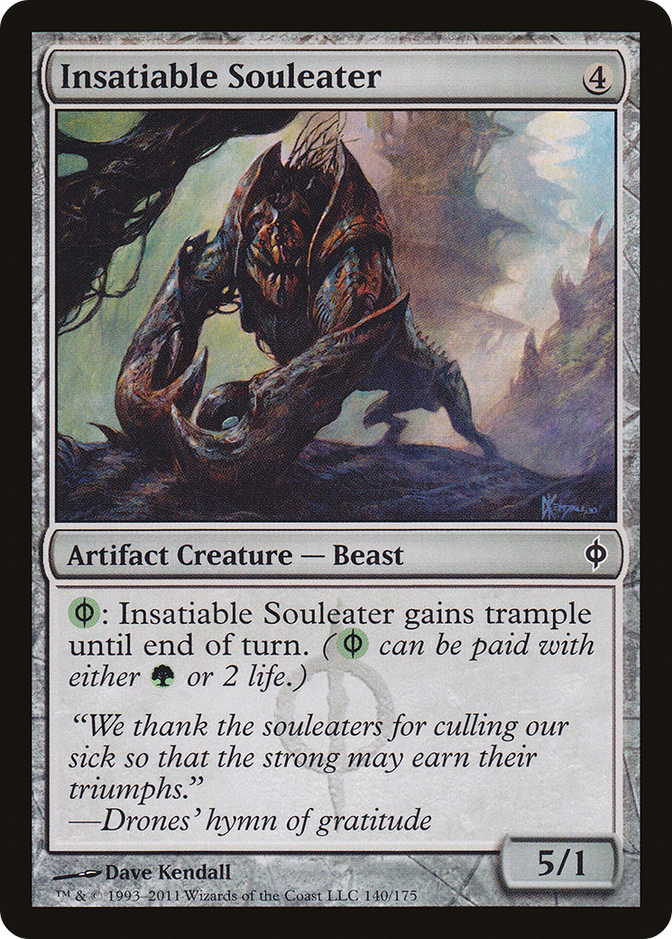 {C} Insatiable Souleater [New Phyrexia][NPH 140]