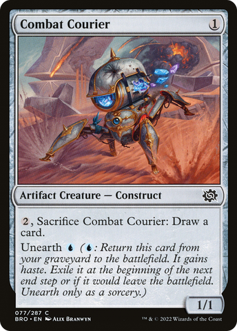 {C} Combat Courier [The Brothers' War][BRO 077]