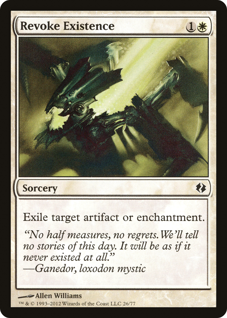 {C} Revoke Existence [Duel Decks: Venser vs. Koth][DDI 026]