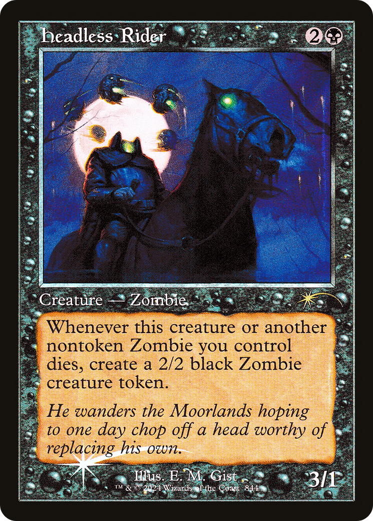 Headless Rider (Retro Frame) [SLD 844]  Foil