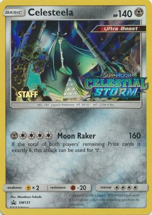 [PKM-R] Celesteela (SM131) (Staff Prerelease Promo) [Sun & Moon: Black Star Promos]