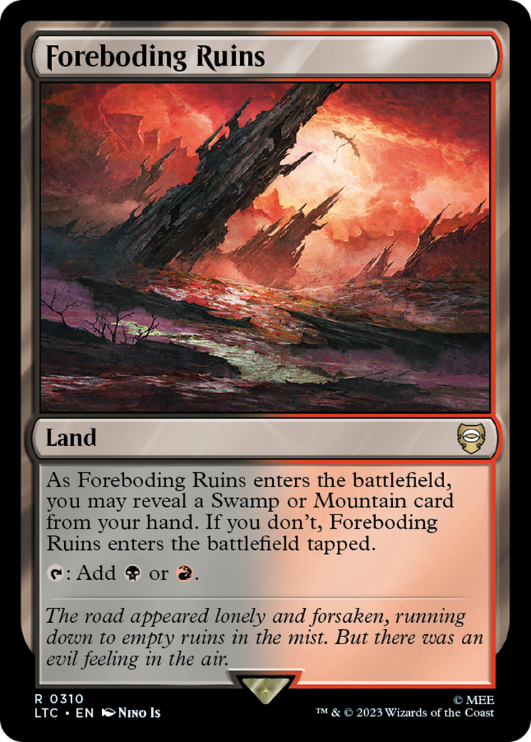 {R} Foreboding Ruins [The Lord of the Rings: Tales of Middle-Earth Commander][LTC 310]