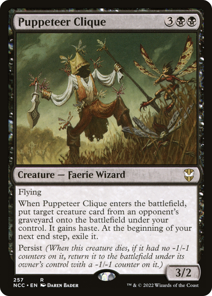 {R} Puppeteer Clique [Streets of New Capenna Commander][NCC 257]