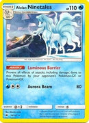[PKM-R] Alolan Ninetales (28/147) (Cracked Ice Holo) (Theme Deck Exclusive) [Sun & Moon: Burning Shadows]