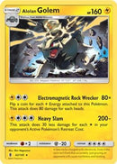 [PKM-R] Alolan Golem (42/145) (Cosmos Holo) (Blister Exclusive) [Sun & Moon: Guardians Rising]