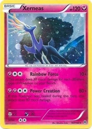 [PKM-R] Xerneas (107/162) (Cosmos Holo) (Blister Exclusive) [XY: BREAKthrough]
