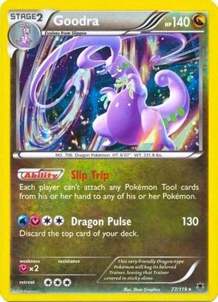 [PKM-R] Goodra (77/119) (Cosmos Holo) (Blister Exclusive) [XY: Phantom Forces]