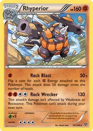 [PKM-R] Rhyperior (62/146) (Cosmos Holo) (Blister Exclusive) [XY: Base Set]