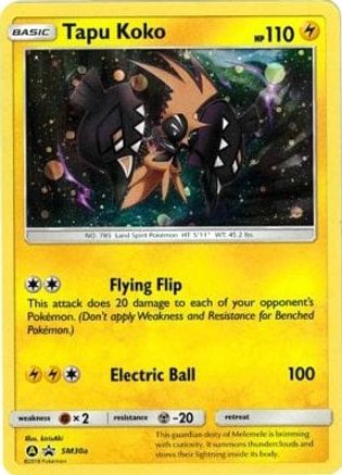 [PKM] Tapu Koko (SM30a) [Sun & Moon: Black Star Promos]