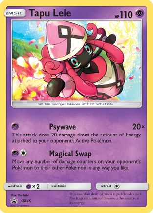[PKM-R] Tapu Lele (SM45) [Sun & Moon: Black Star Promos]