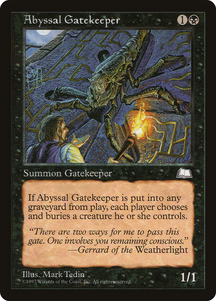 {C} Abyssal Gatekeeper [Weatherlight][WTH 059]
