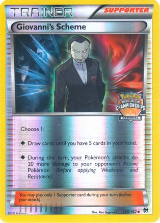 [TR] Giovanni's Scheme (138/162) (Championship Promo) [XY: BREAKthrough]