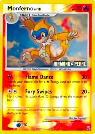 [PKM] Monferno (56/130) [Burger King Promos: 2008 Collection]